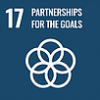 強化永續發展執行方法及活化永續發展全球夥伴關係的SDGicon圖示